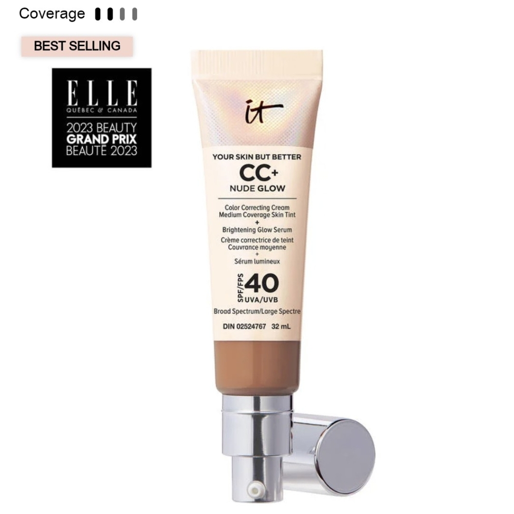 BNIB it Cosmetics CC+ Nude Glow (Rich Honey)